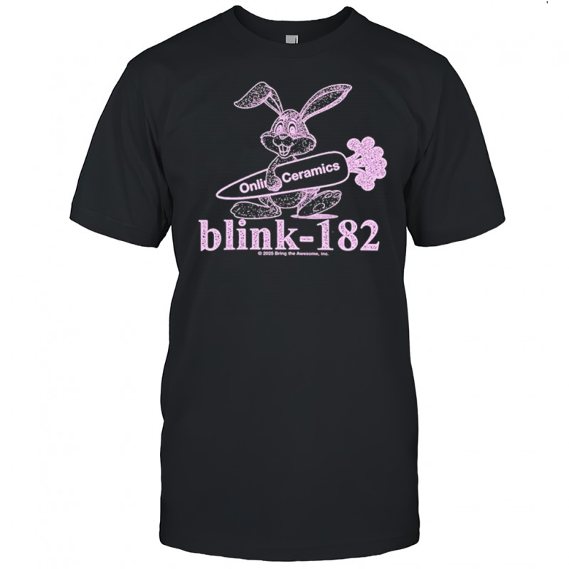 Blink-182 Online Ceramics Bunny Logo T-shirt