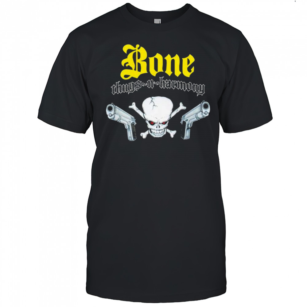 Bone Thugs-N-Harmony Skull N Guns T-shirt