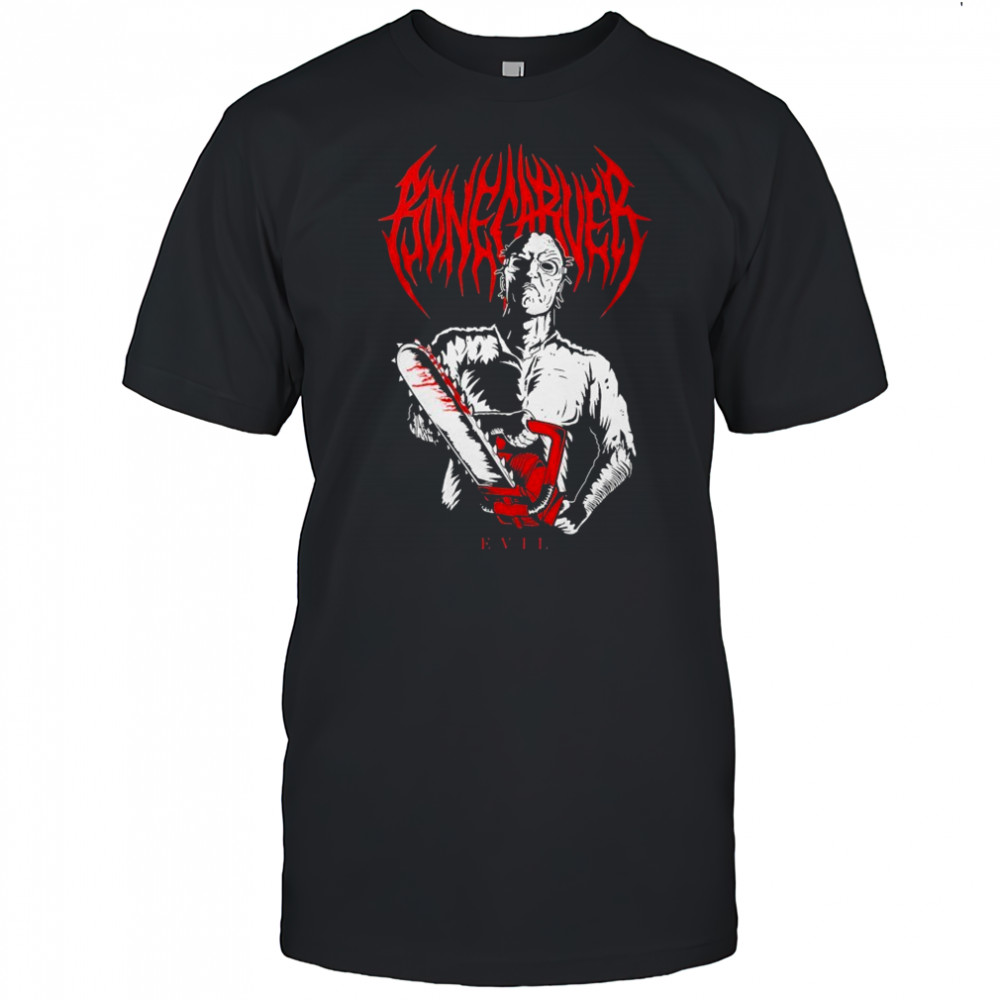 Bonecarver Evil Chainsaw T-shirt