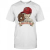 Born And Raised Phillies Fan Young Kid Baseball Glove shirt