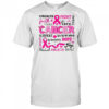 Breast Cancer Awareness October We Wear Pink Awareness Ribbon Strength Faith shirt