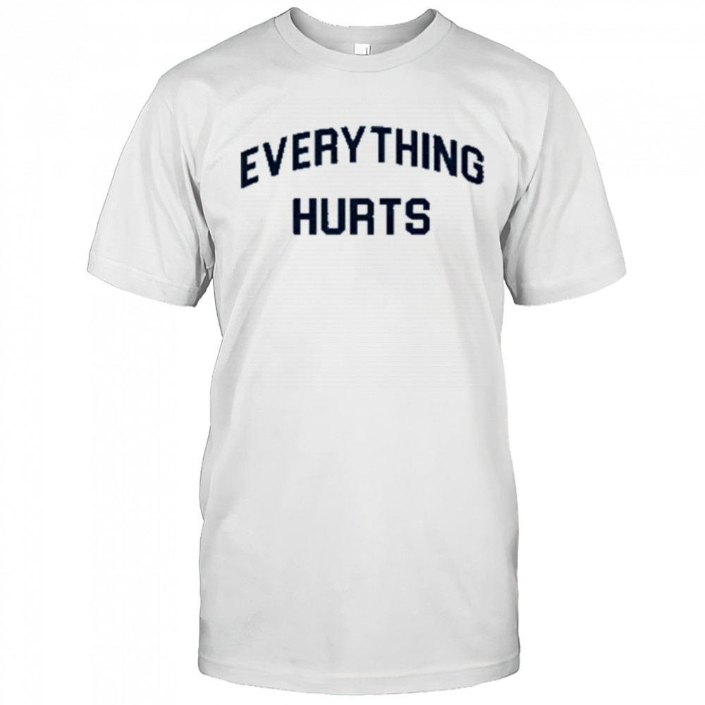 Brett Favre Wearing Everything Hurts T-Shirt