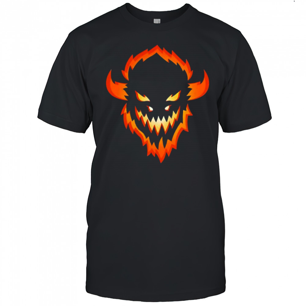 Buffalo Bills Big Head fiery shirt