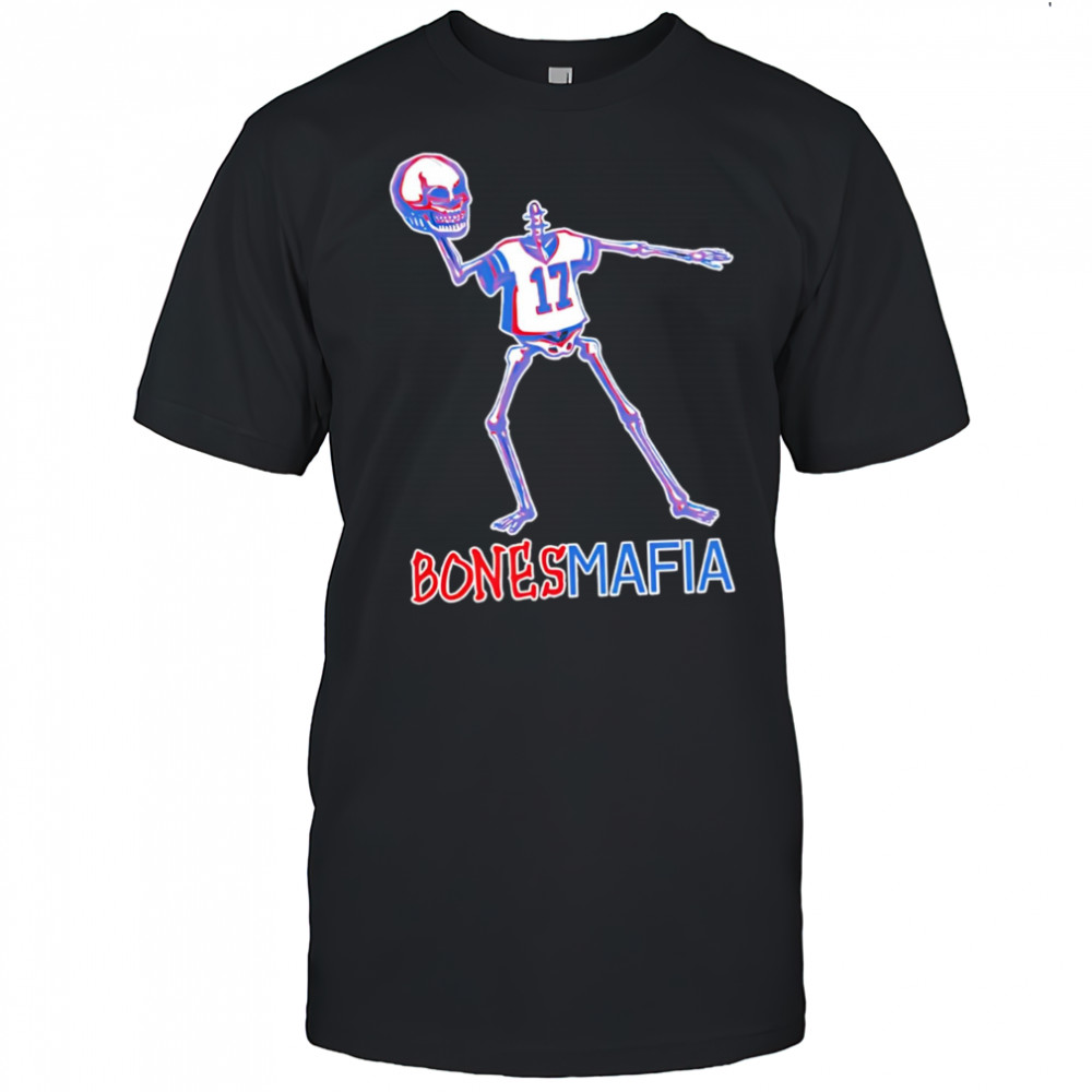 Buffalo Bills Bones Mafia skeleton halloween shirt