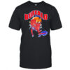 Buffalo Bills Mascot Charging Through Distressed Vintage shirt