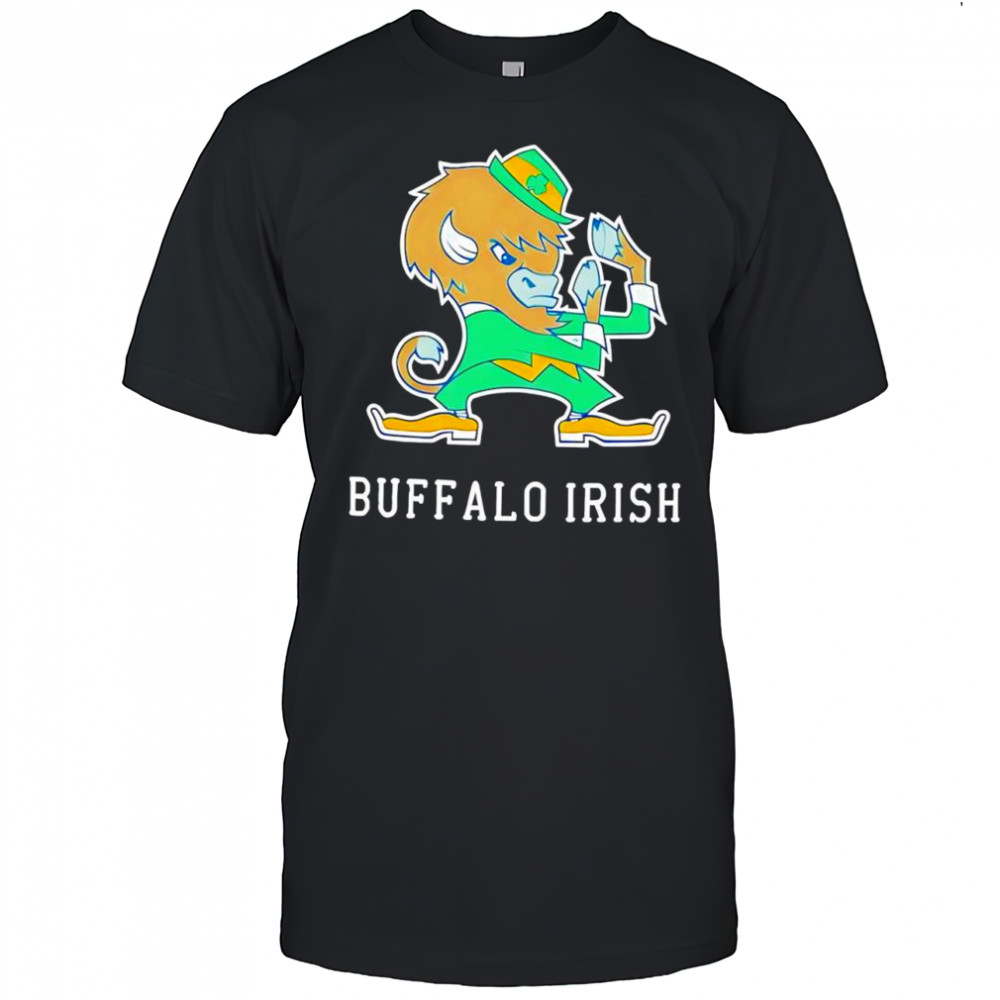 Buffalo Irish mashup Buffalo Bills and Notre Dame Fighting Irish shirt