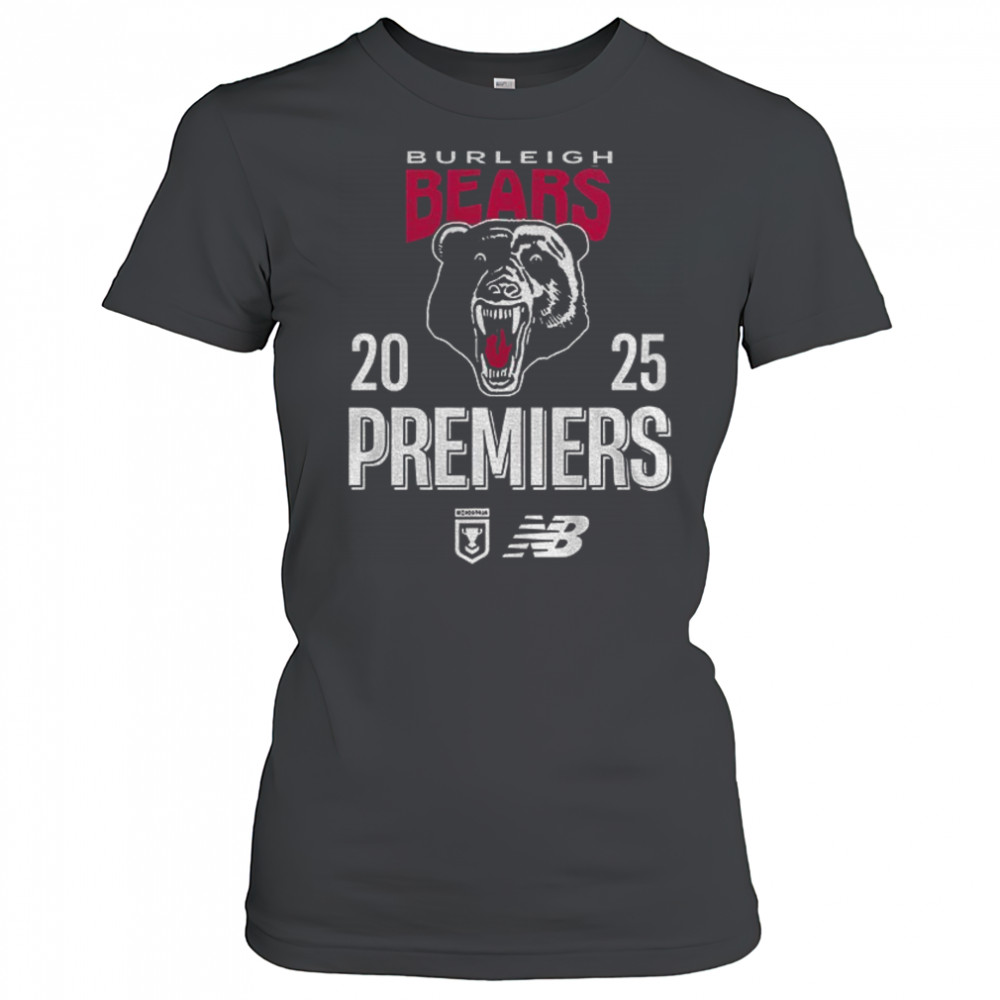 Burleigh Bears Football Hostplus Cup Premiers 2025 logo shirt