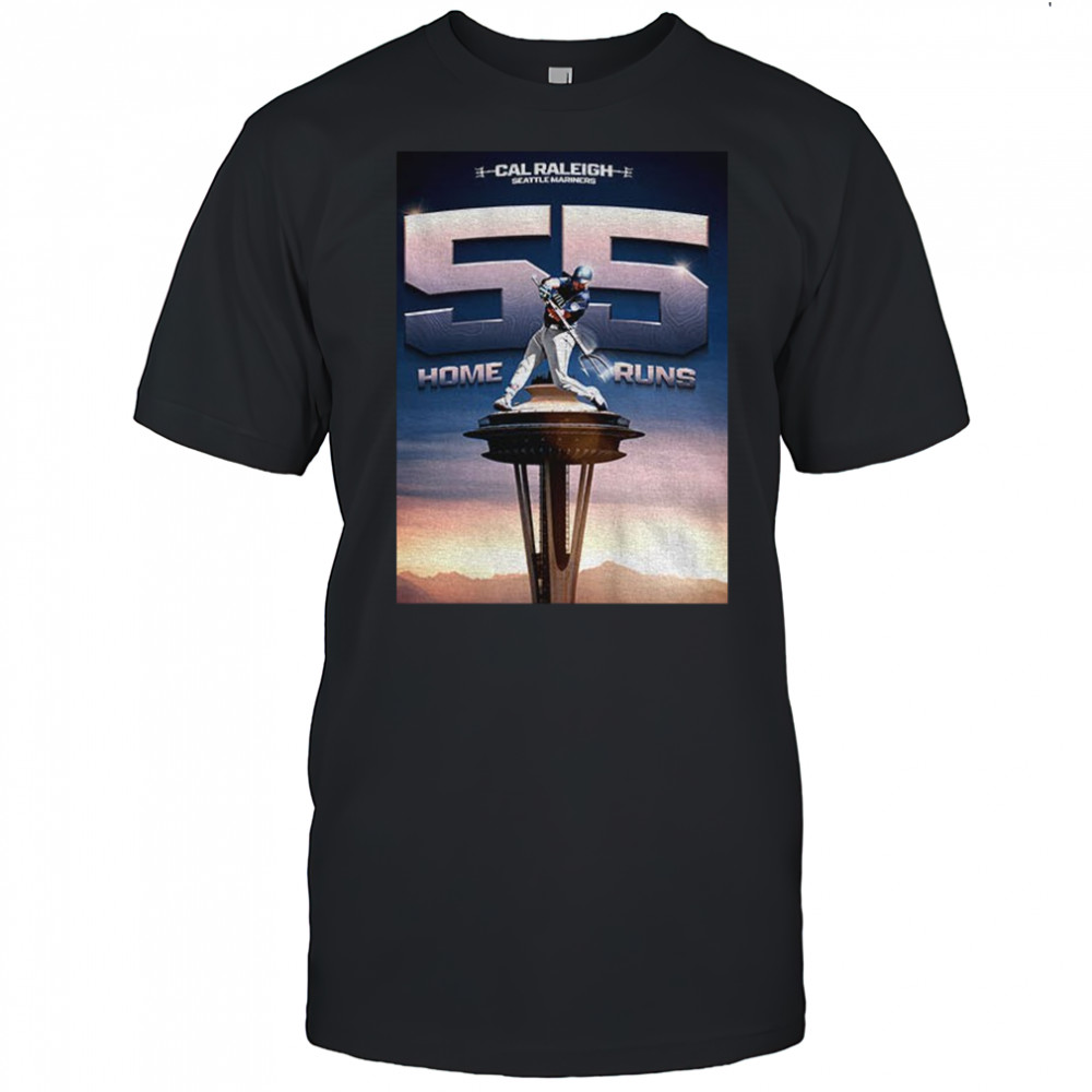 Cal Raleigh Seattle Mariners Baseball MLB 55 Home Runs shirt