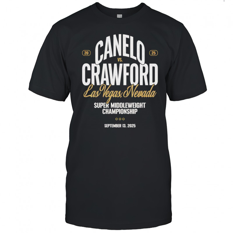 Canelo vs Crawford Super Middleweight Championship shirt