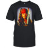 Captain Jack Sparrow face graphic shirt