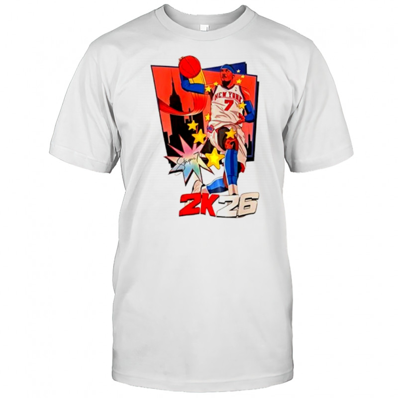 Carmelo Anthony York Knicks Nba 2K26 shirt