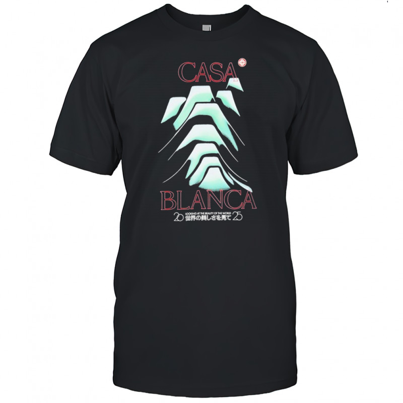 Casablanca Looking At The Beauty Of The World Frosty Mountain Screen 2025 T-shirt