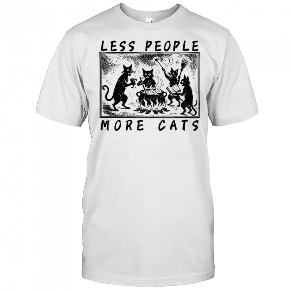 Cat sacrifice ceremony less people more cats shirt