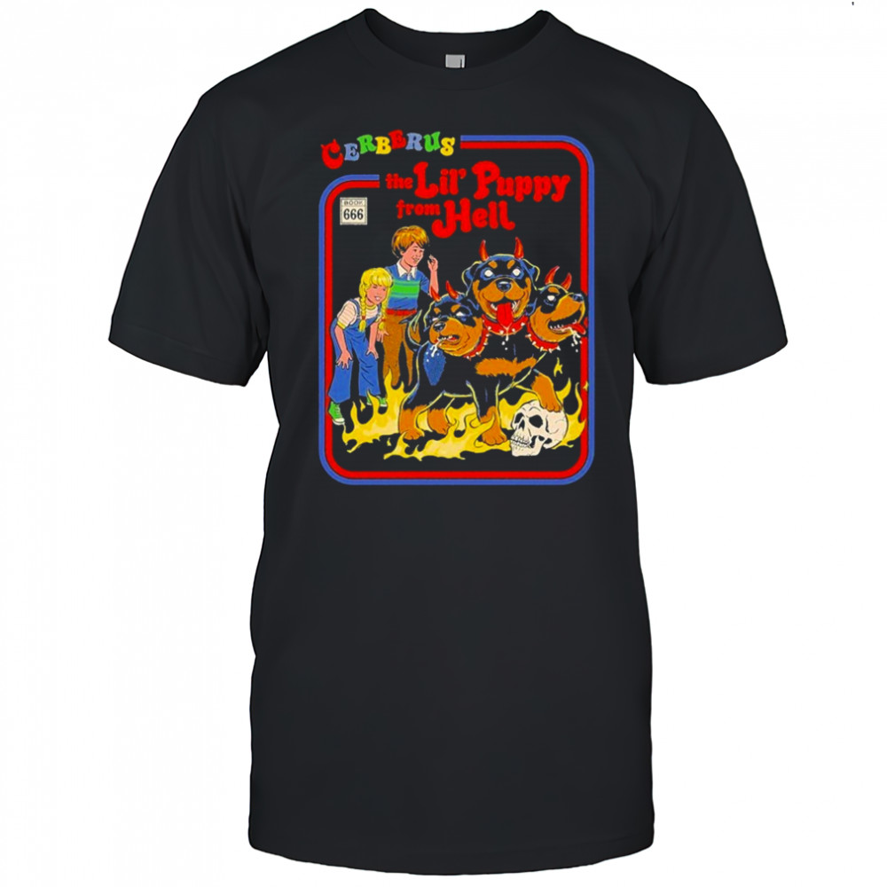 Cerberus The Lil’ Puppy From Hell Book 666 T-shirt
