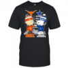 Charlie Brown and Snoopy x Dallas Cowboys Texas Longhorns logo shirt