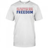 Charlie Kirk his bloodied shirt said only one word freedom shirt