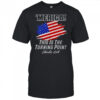 Charlie Kirk ‘Merica this is the turning point American flag t-shirt