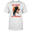 Charlie Kirk no voice no freedom shirt