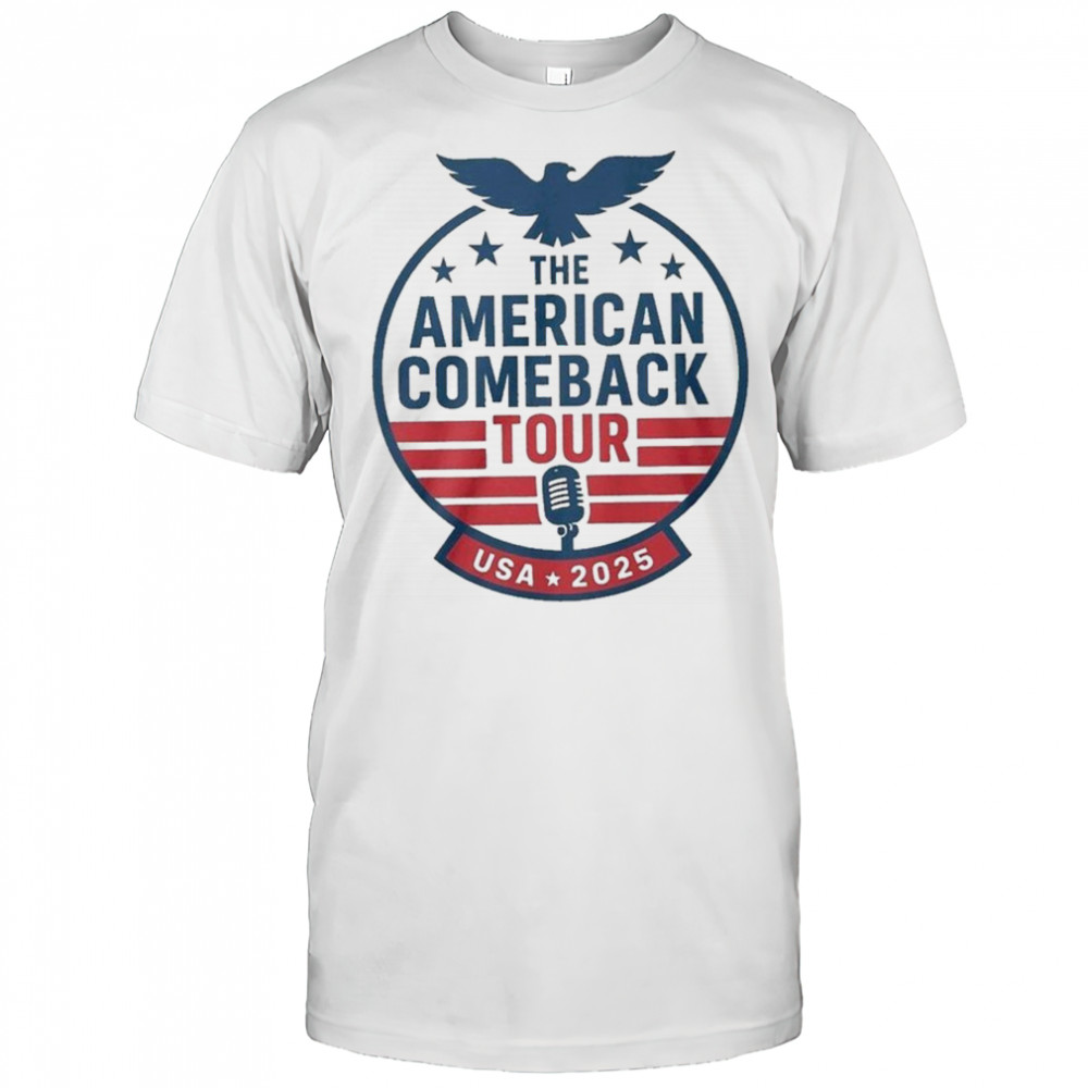 Charlie Kirk The American Comeback Tour USA 2025 T-Shirt