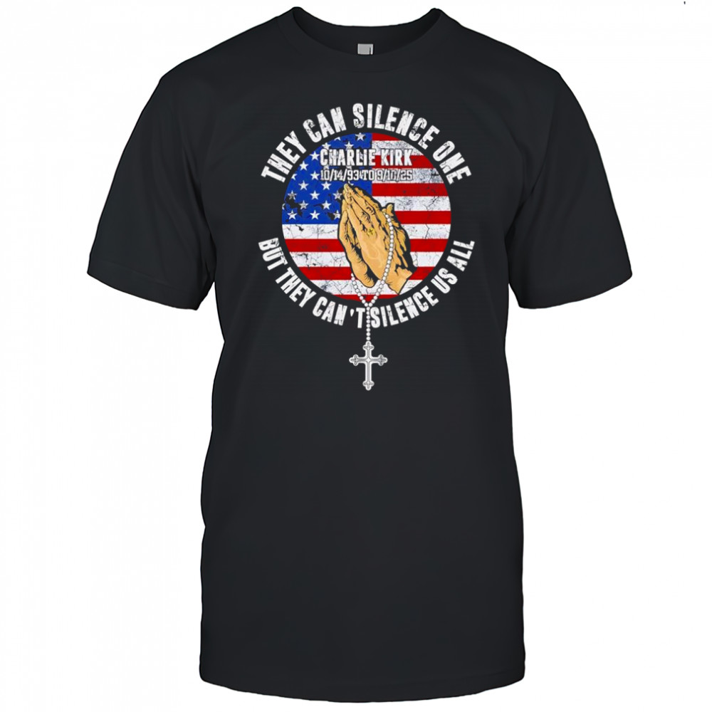 Charlie Memorial they can silence one but they can’t silence US all shirt