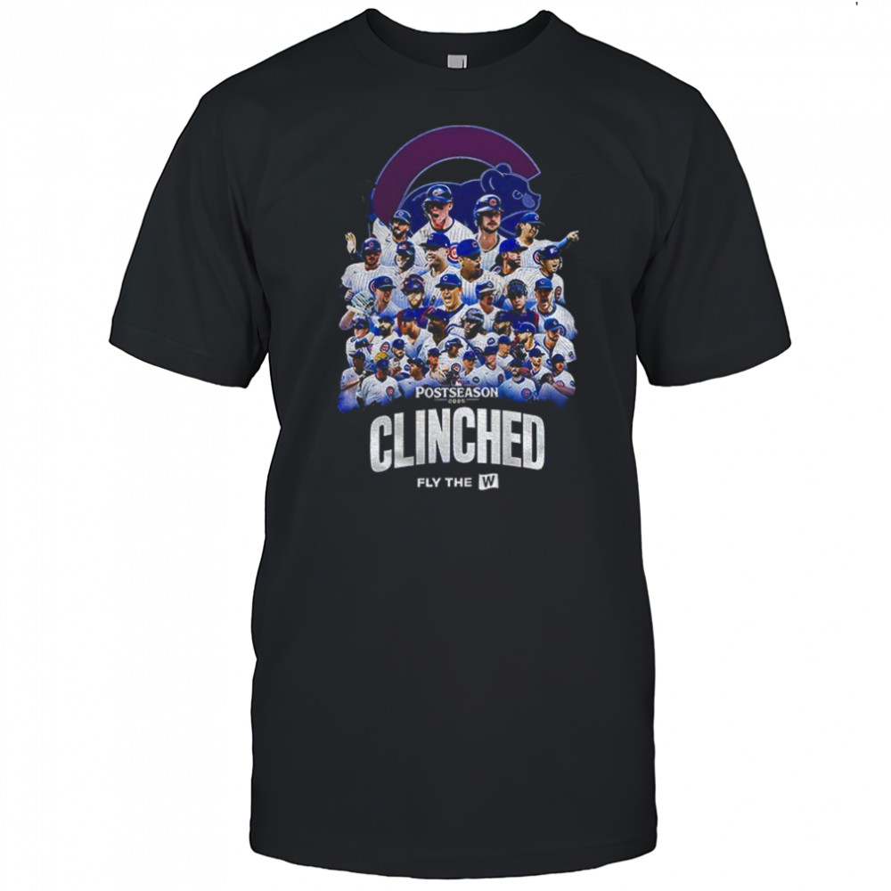 Chicago Cubs Baseball MLB 2025 Postseason Clinched shirt