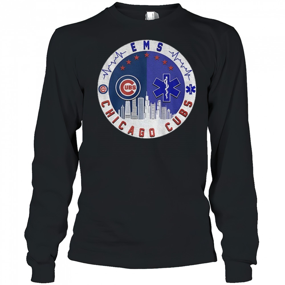 Chicago Cubs vs EMS 2025 Emergency Medical Services Honoring MLB shirt