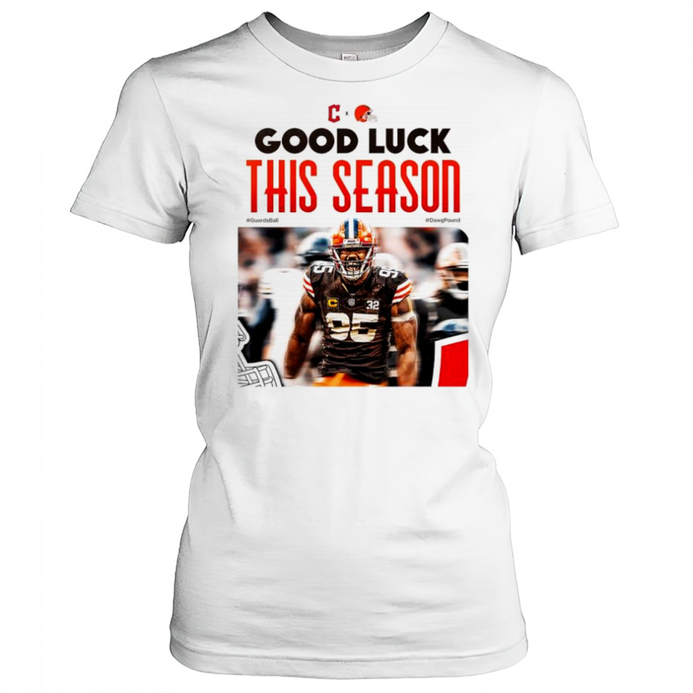 Cleveland Browns good luck this season shirt