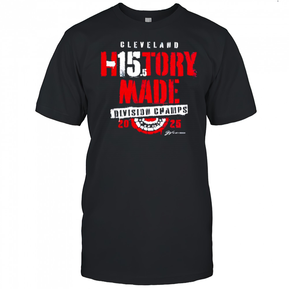 Cleveland Division Champs history made 2025 baseball shirt