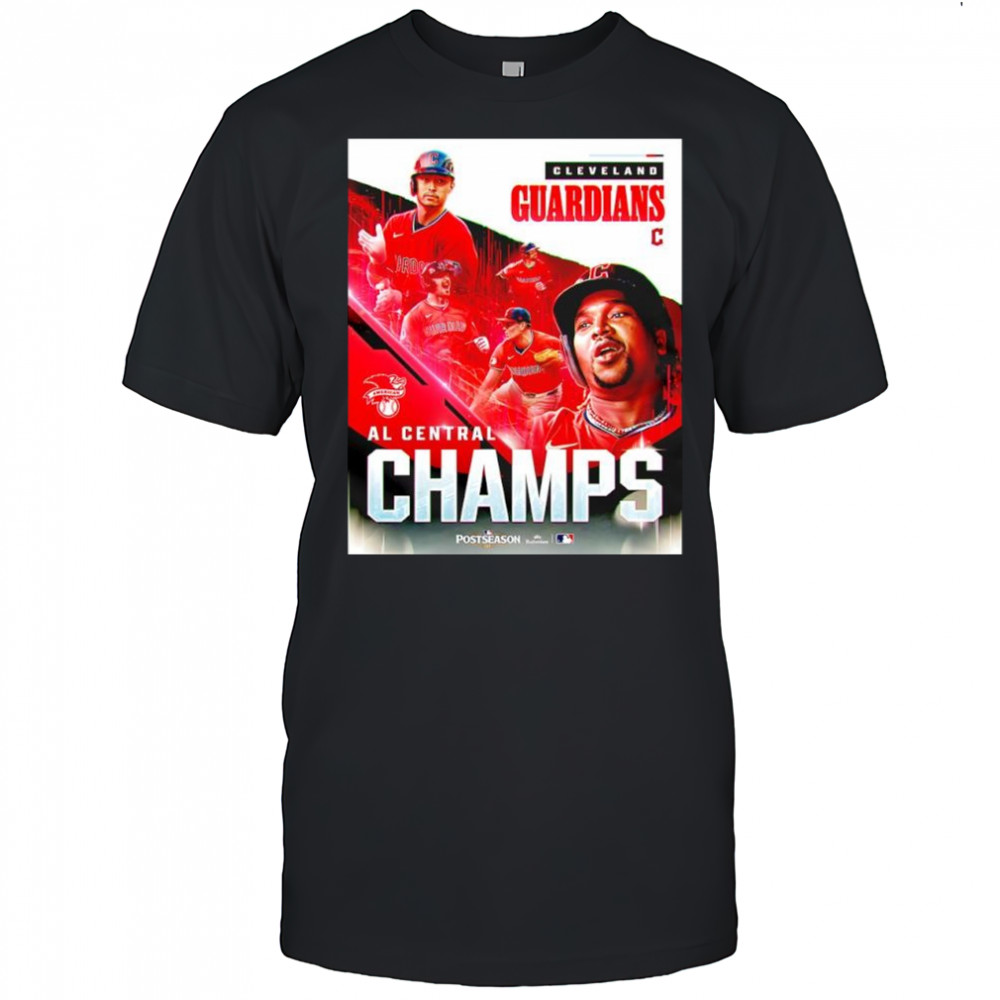 Cleveland Guardians AL Central Champs palyers poster shirt