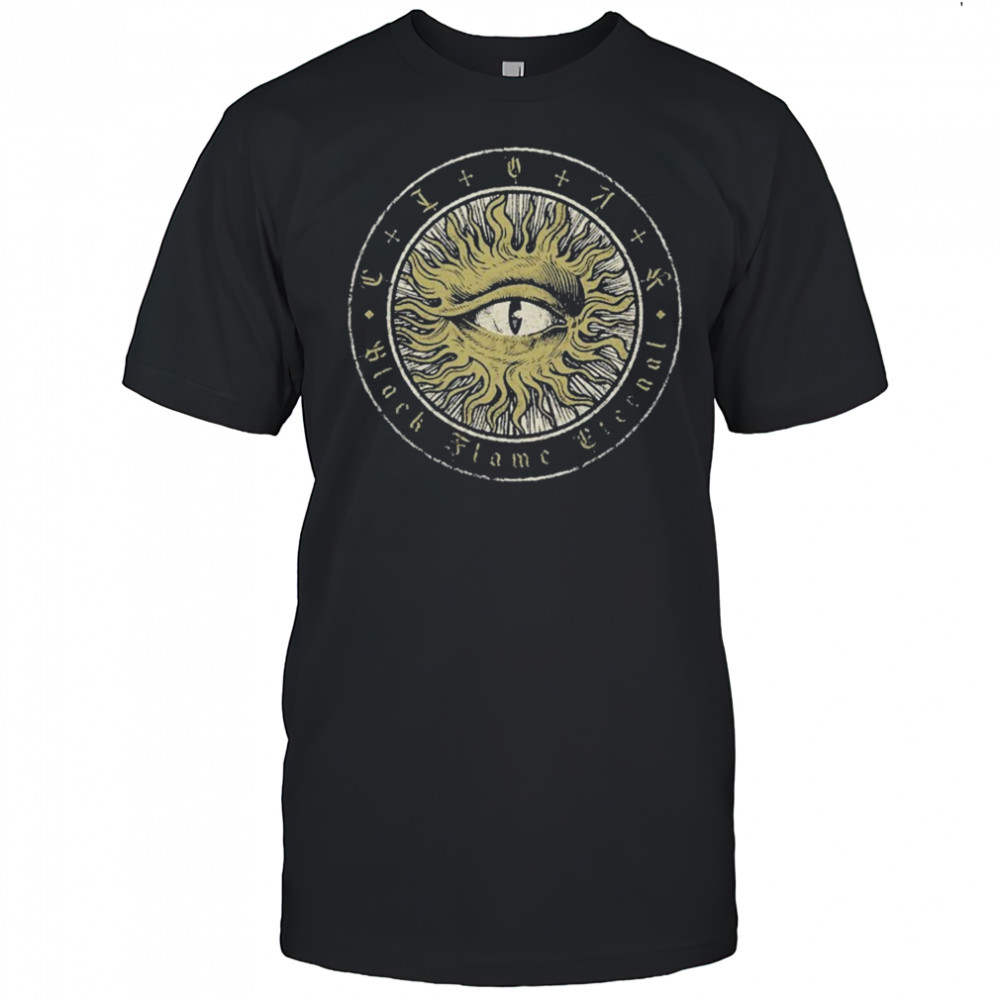 Cloak Black Flame Eternal Eye T-shirt