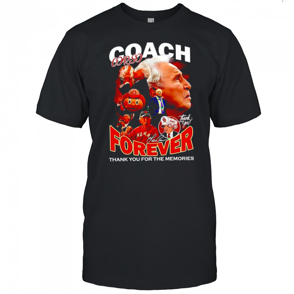 Coach Lee Corso forever signature thank you for the memories shirt