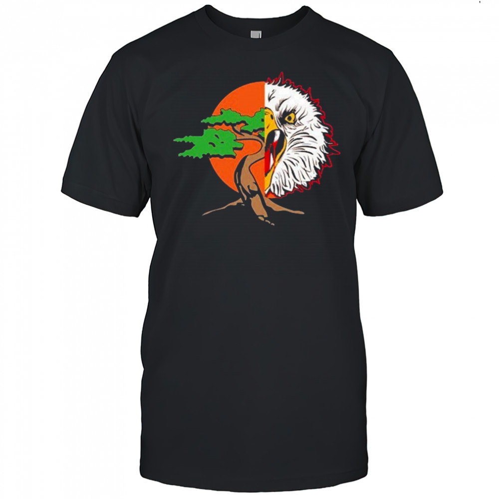 Cobra Kai Eagle Fang Miyagi Do Split Logo T-shirt