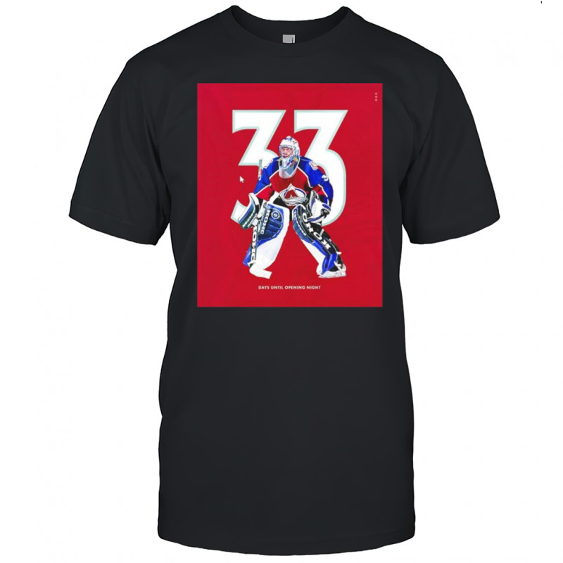 Colorado Avalanche number 33 NHL shirt