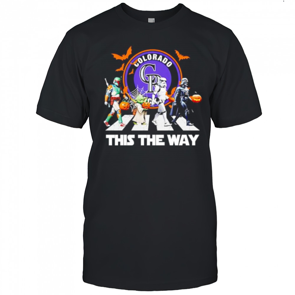 Colorado Rockies Star Wars This The Way Halloween shirt