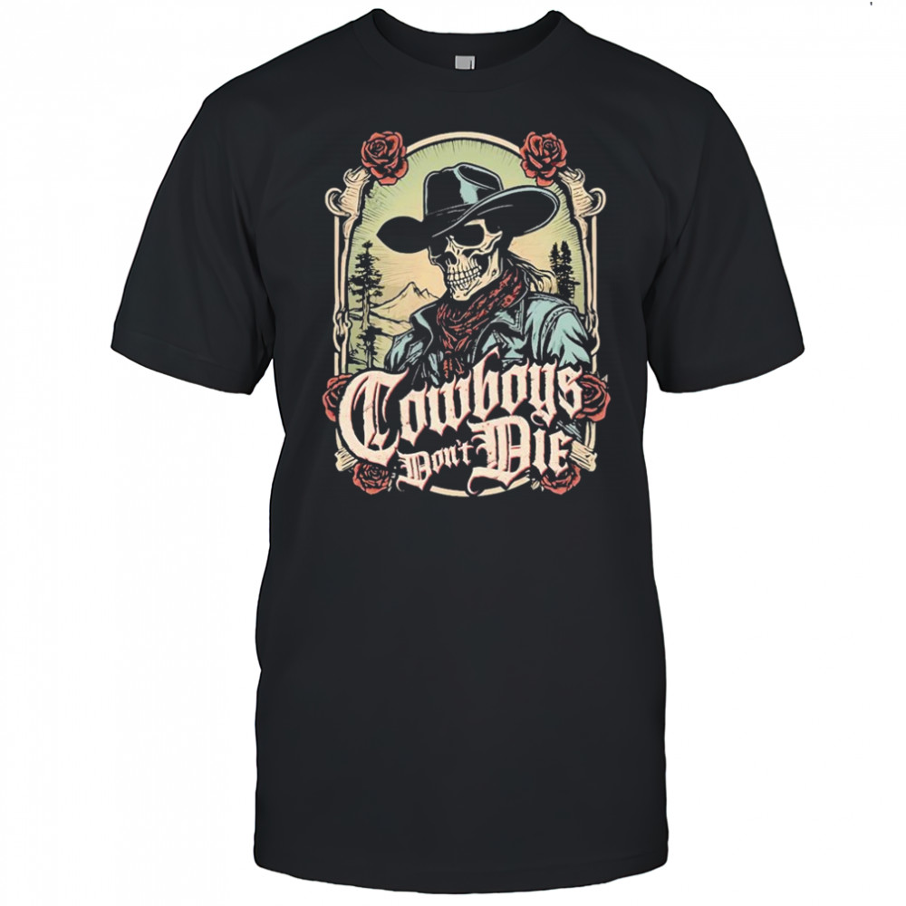 Colt Graves Cowboys Don’t Die Skeleton T-shirt