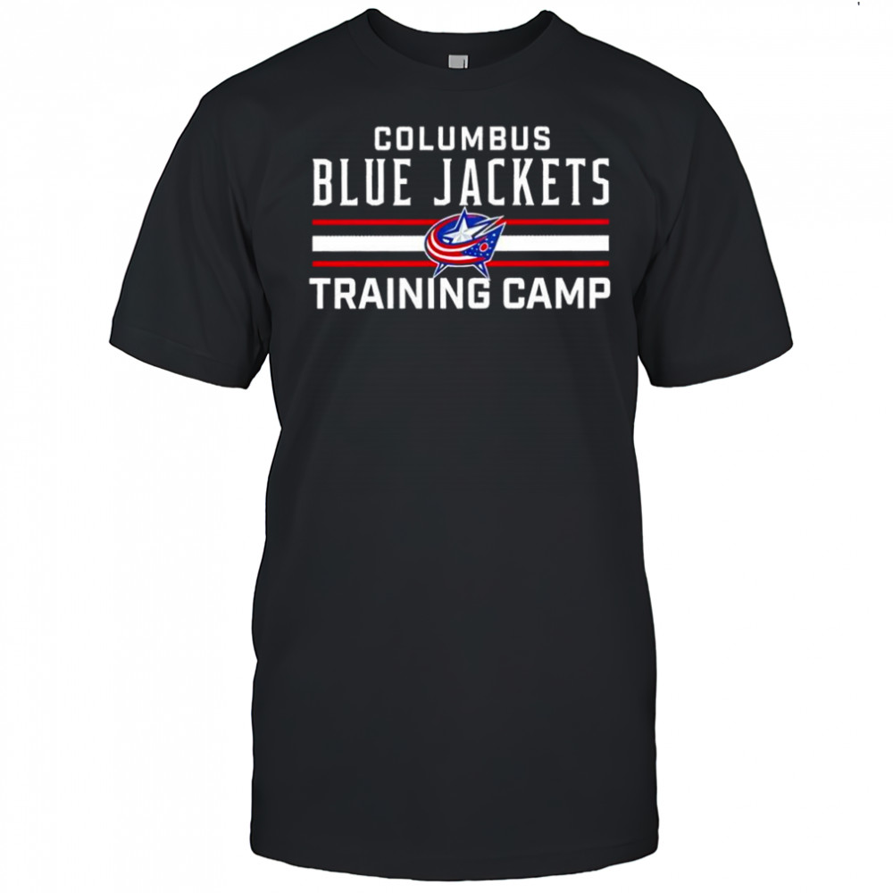 Columbus Blue Jackets logo trining camp shirt