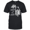 Confused and angry skeleton where is my mind shirt