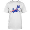 Corgi Buffalo Bills Football Parody Logo T-Shirt
