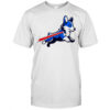 Corgi Buffalo Bills football retro style shirt