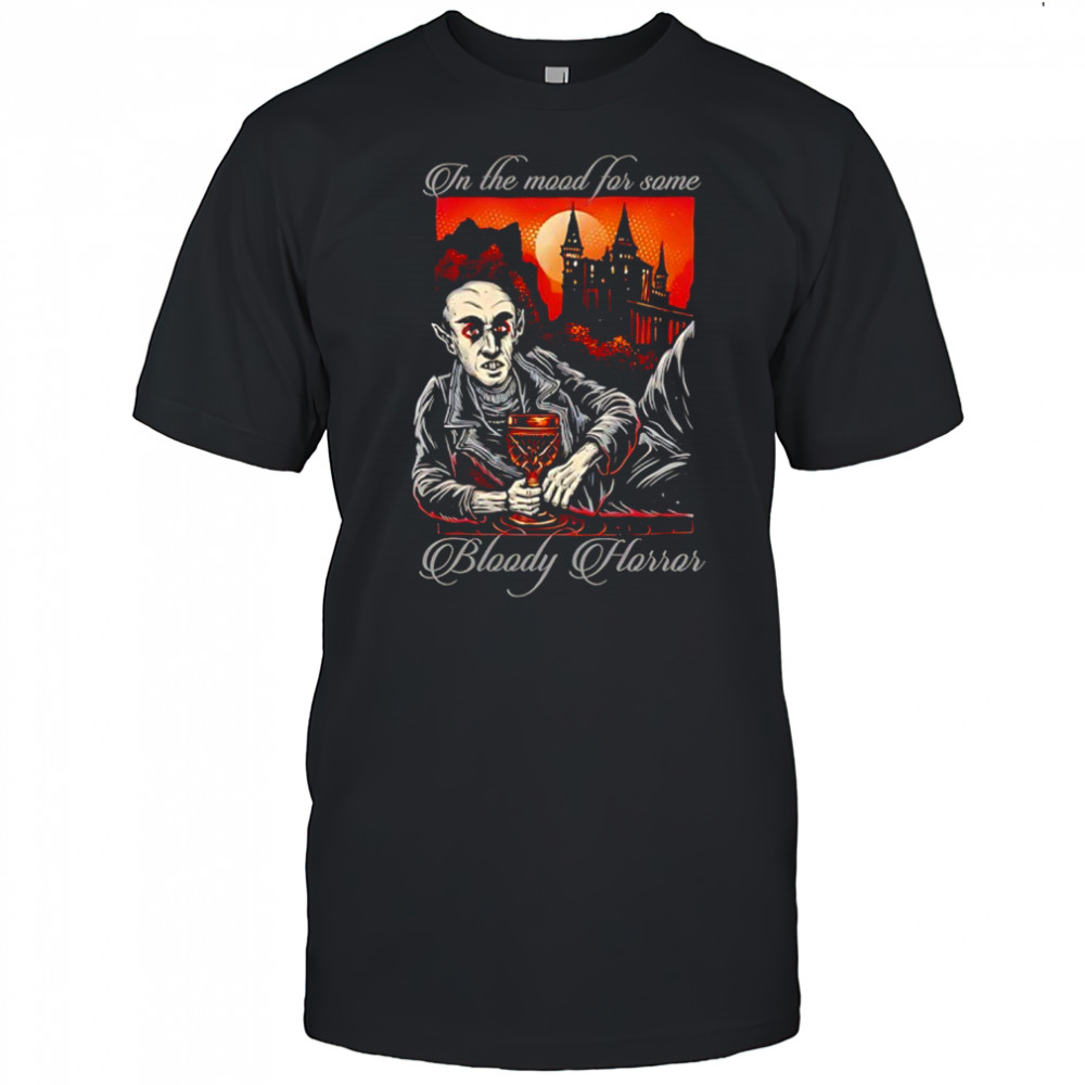 Count Orlok from Nosferatu in the mood for some bloody horror shirt