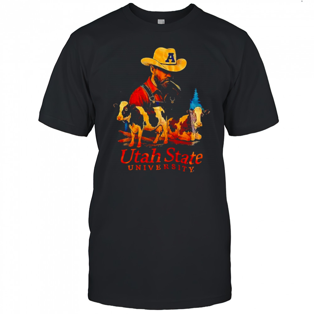 Cowboy Utah State university shirt