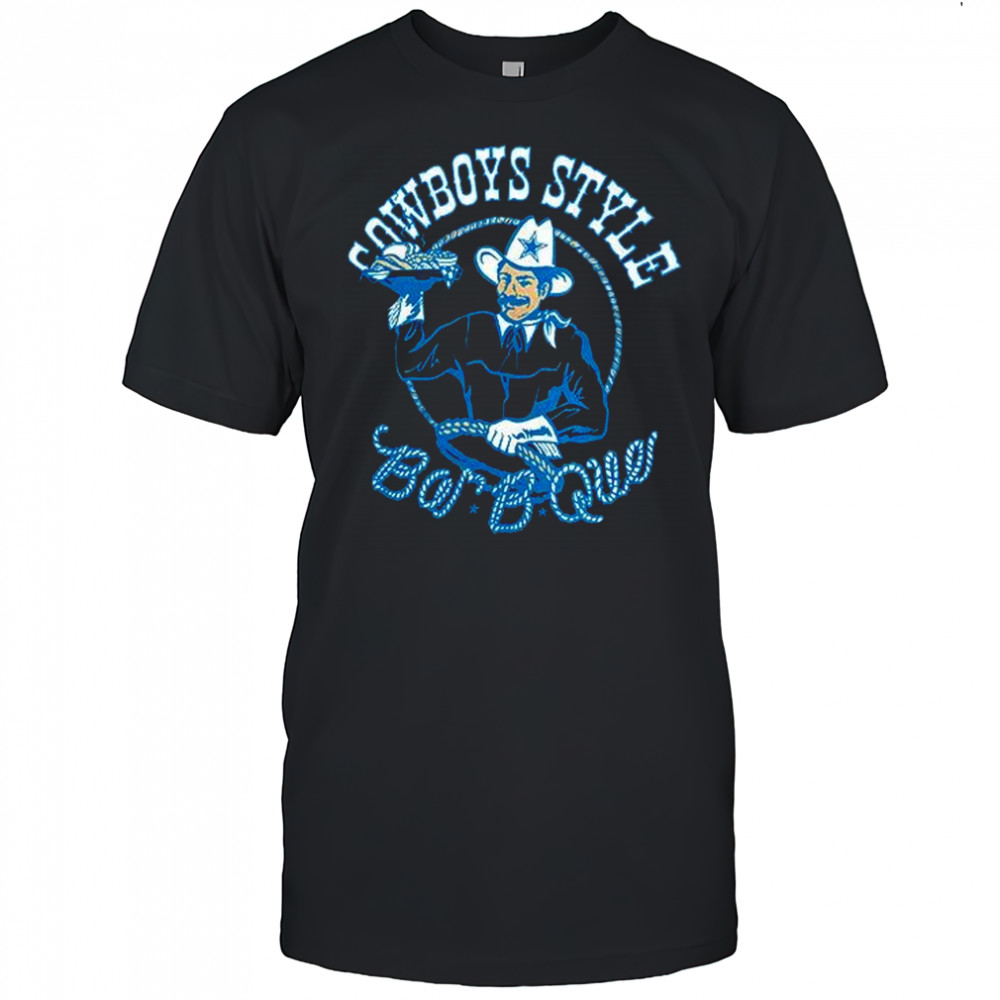 Cowboys Style Bar Bow Cowboy Serving Chili shirt