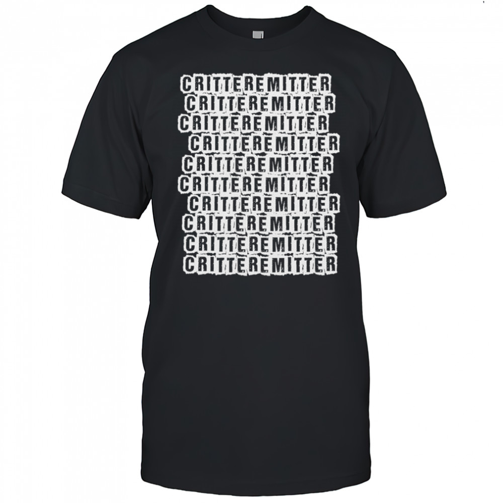 Crittere mitter logos shirt