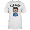 Cubanito glasses Cuba flag shirt