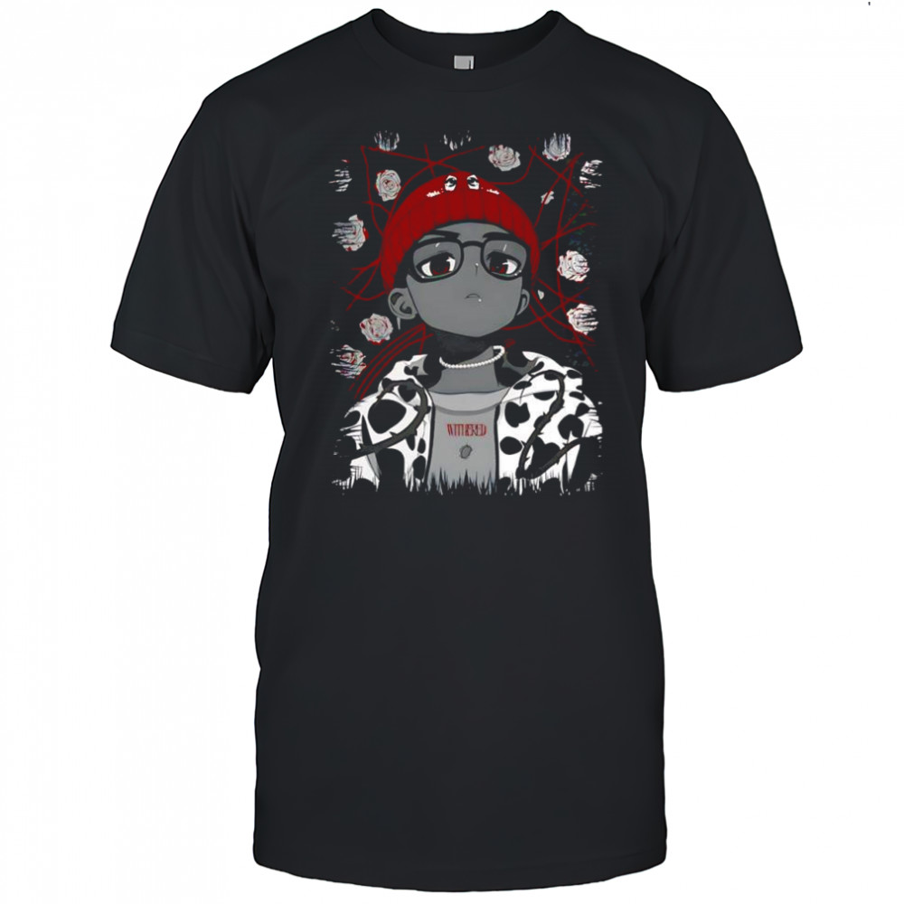 D4vd Withered Kawaii Roses anime shirt