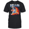 Dallas Football flaming cowboy skeleton player shirt