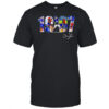 Daniel Jones 1997 football player collage signature shirt