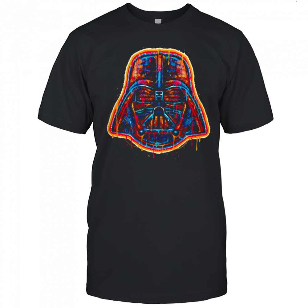 Dark Side Star Wars colorful melting shirt