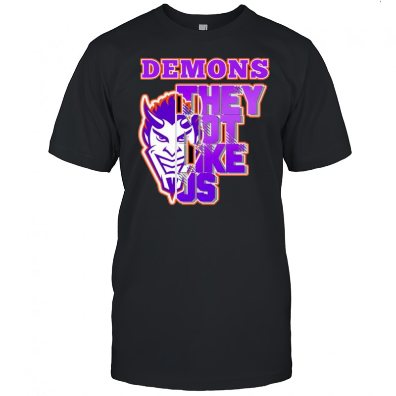 Demons They Not Like Us Devil Mascot shirt