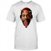 Dennis Rodman big face Horns graphic shirt